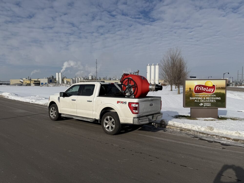 Interior excavation & bypass setup Severely corroded underground discharge line beneath the Frito-Lay production floor. Temporary bypass piping allowed the plant to remain fully operational during repairs.