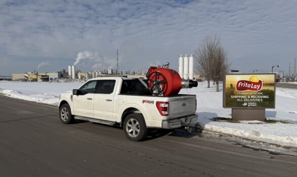 Interior excavation & bypass setup Severely corroded underground discharge line beneath the Frito-Lay production floor. Temporary bypass piping allowed the plant to remain fully operational during repairs.
